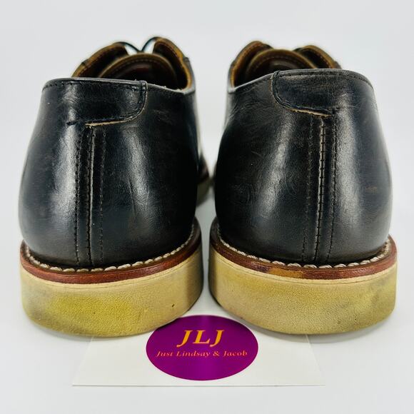 Red Wing Men's 3103 Heritage Work Postman Charcoal Leather Oxfords Size 12D - Picture 6 of 11
